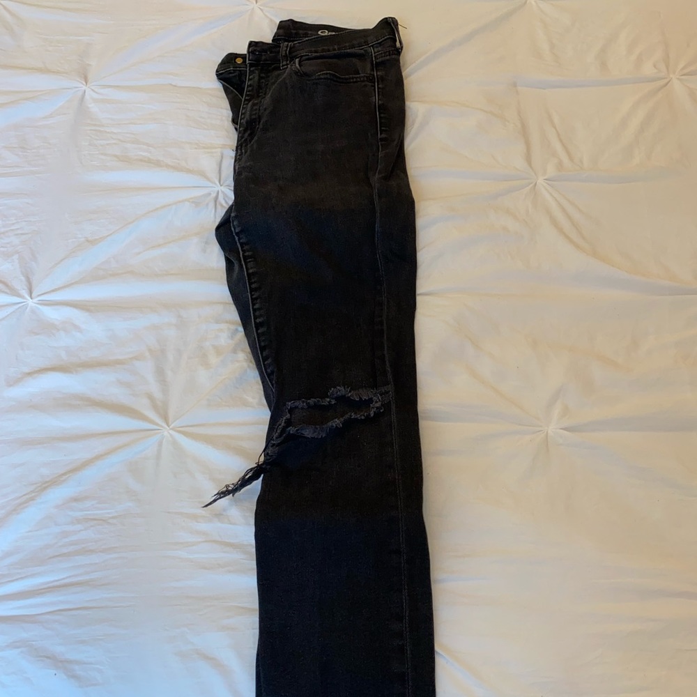 black skinny jeans
